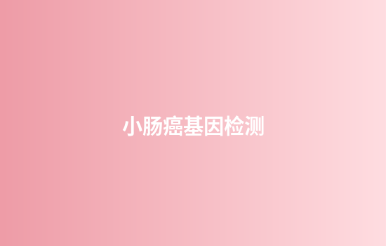 小肠癌基因检测